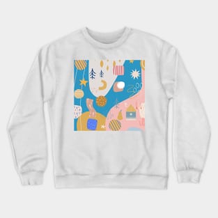 Cutout Simple Crewneck Sweatshirt